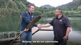 Governor Newsom Visits the Yurok Tribe