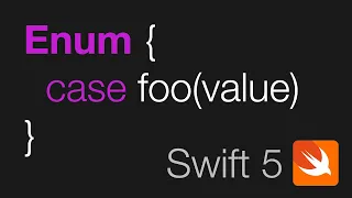 Swift 5: Enum Associated Values (iOS 2020, Xcode 11)