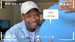 Telling our parents🤰🏾*our journey so far* unbox our baby’s cot with us #couple #southafrica