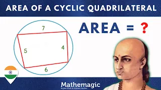 The Key to Finding the Area of a Cyclic Quadrilateral! BRAHMAGUPTA's FORMULA | MATH OLYMPIADS