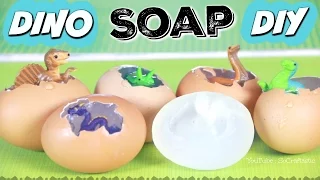 DIY DINO EGG SOAP | Soap Making For Beginners| SoCraftastic