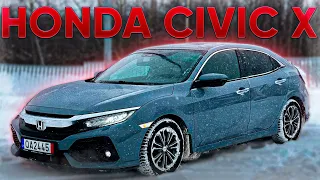 Honda Civic X из Прибалтики. Псков.