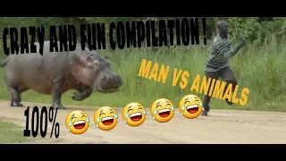 RUN MEME COMPILATION !!!! (MAN VS ANIMALS) 100% 😂😂😂