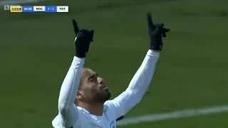 Lucas Moura FIRST start and FIRST GOAL for Tottenham Hotspur