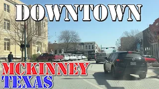 McKinney - Texas - 4K Downtown Drive