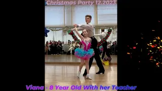 Viana 8 Year-Old 🌸 'Cha Cha' 🌸 Christmas party at Dance School