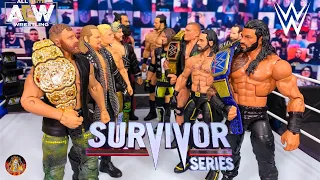 WWE vs AEW! Survivor Series Action Figure Match!