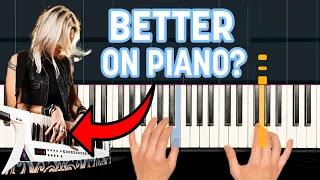 50 Famous Guitar Riffs Played on The Piano! | HDpiano Performance