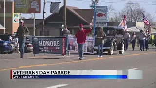 West Memphis celebrates veterans with parade