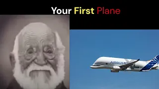 Your first plane (Mr Incredible becoming old)
