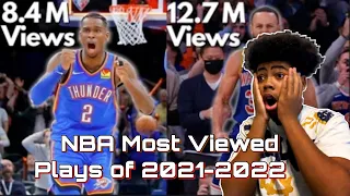 NBA Most Viewed Plays of 2021-2022