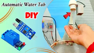 How to Make Automatic Water Tap || DIY Automatic Water Tap with IR Sensor || IR Sensor Project