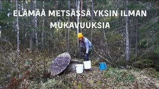 Miltä tuntuu elää yksin ilman mukavuuksia?