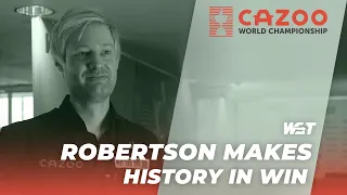 Robertson Makes Break Building History | 2023 Cazoo World Championship