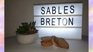 sablés breton - recette
