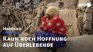 Kaum noch Hoffnung auf Überlebende nach Erdbeben in Marokko | AFP