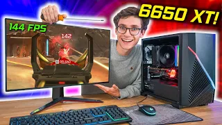 My RX 6650 XT Gaming PC Build Guide 2022! 😀 Budget Build W/ Ryzen 5600X & Gameplay Benchmarks