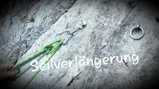 Bergrettung - Seilverlängerung, 120m ablassen