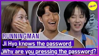 [HOT CLIPS][RUNNINGMAN]  Ji Hyo knows the passwordWhy are you pressing the password? (ENGSUB)