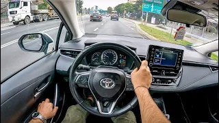 Toyota Corolla [1.8 HYBRID 122HP] | POV Test Drive #912 Joe Black