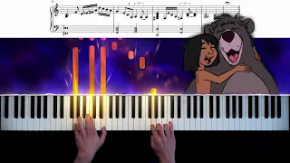 The Bare Necessities (from "The Jungle Book") | Piano Cover + Sheet Music