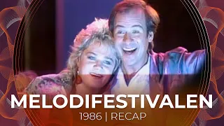 Melodifestivalen 1986 (Sweden) | RECAP