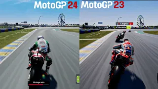 MotoGP 24 vs MotoGP 23: Graphics & Details Comparison (4K/60FPS)