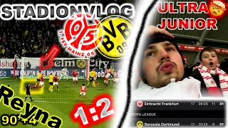 1. FSV Mainz 05 vs. Dortmund | Bundesliga Stadionvlog 😎| Reyna schießt den BVB in 90'+4 zum Sieg😳