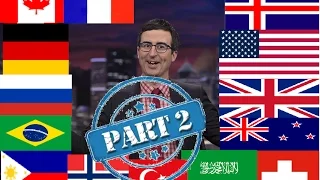 PART 2 John Oliver Describes Countries (Compilation)