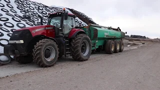 Spring Time Manure Hauling in Michigan 2019