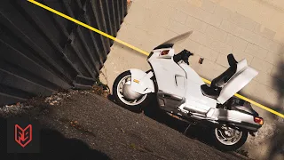 The Weird Motorcycle Designed like a Car