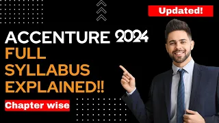 Accenture Recruitment 2023-2024 : (Updated) Syllabus || Accenture hiring 2024 batch || Exam Pattern