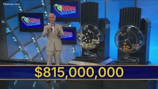 MegaMillion Numbers, March 15, 2024 | $815 million jackpot