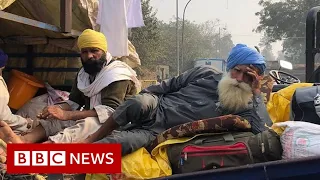 India farmers protests: 'Delhi highways are our home for now' - BBC News