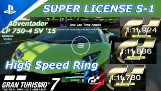 Gran Turismo 7 Super License S-1 High Speed Ring | GT7 Super License S-1 | GT7 S-1 3X Gold Medals