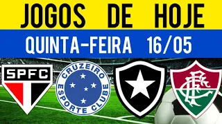 JOGOS DE HOJE DA LIBERTADORES | QUINTA-FEIRA 16/05/2024 | JOGOS DE HOJE