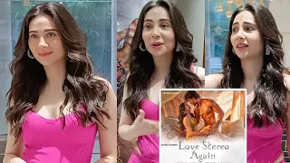 Zara Khan promoting her new song ''Love Stereo Again'' at T-Series |  Singing By Tiger Shroff