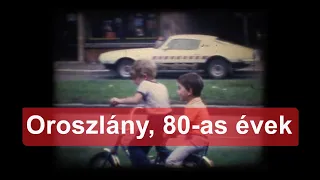 Gyerekek, 80-as évek, Oroszlány, Rákóczi út