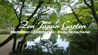 4K - 2 Hours Zen Japan Garden - Relaxing Music Sleep for Spa, Meditation, Therapy Entspannungsmusik