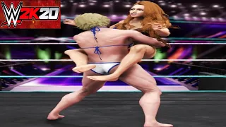 Supergirl v Power Girl! - WWE 2K20 Requested Bearhug Beach Party Match