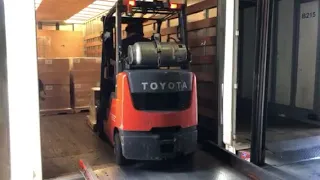 Awesome forklift operator