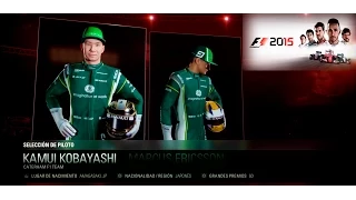 F1 2015 Menu Team and Drivers 2014 - Codemasters