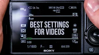 SONY - Best SETTINGS For VIDEO - A7III A7RIII A6500 A6300 A7S A7SII A7RII