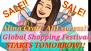 Alina Craft/ AliExpress Global Shopping Festival SALE!!