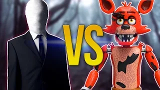 СУПЕР РЭП БИТВА: Фокси (FNAF) VS Слендер ( Foxy ПРОТИВ Slender)