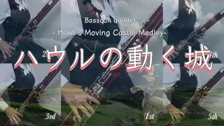 ハウルの動く城メドレー【fagotto/bassoon cover】Howl's Moving Castle Medley
