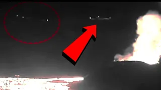 Danger⚡Huge UFOs were seen during the volcano eruption in Iceland! 10 Videos