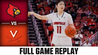 Louisville vs. Virginia Full Game Replay | 2022-23 ACC Women’s Basketball