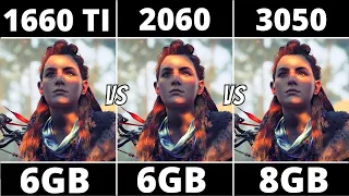 GTX 1660 TI VS RTX 2060 VS RTX 3050 - BENCHMARK TEST IN 10 GAMES