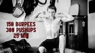 25 Min fat burning *NO* equipment burpee workout for busy people (brutal)